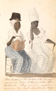 Twee dames van Barbados, begin 19e eeuw door Edward Pelham Brenton