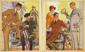 Advertentie voor Hart, Schaffner & Marx Kleding, uitgegeven 1900