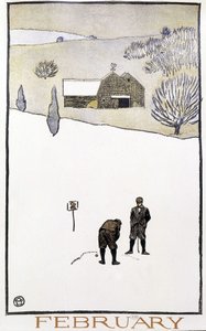 Golf in de sneeuw - in 