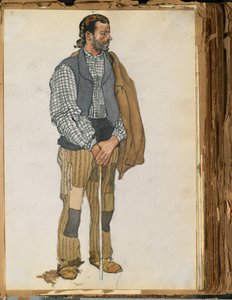 Schets van een Spaanse man, 1906 door Edward Penfield