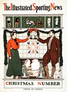The Illustrated Sporting News, kerstnummer, 1900 door Edward Penfield