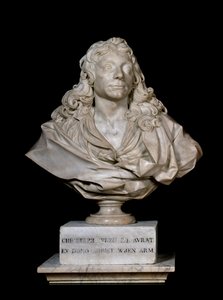 Portretbuste van Sir Christopher Wren, 17e eeuw