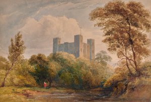 Landschap met kasteel