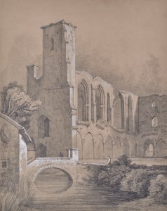 Ruïnes van een kathedraal door Edward Pretty