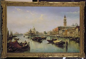 Het Bacino di San Marco, Kijkend naar de Monding van het Grote Kanaal door Edward Pritchett