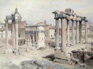 Het Forum, Rome door Edward Pritchett