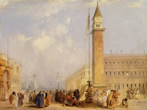 De Piazzetta, Venetië door Edward Pritchett