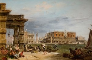 De Rialto, Venetië, 1864 door Edward Pritchett