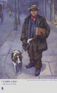 Rattenvanger met zijn hond door Edward R. King