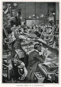 Zaterdagavond bij een Pandjeshuis