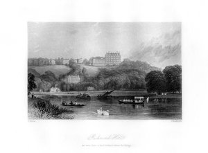 Richmond Hill, Richmond, 19e eeuw door Edward Radclyffe
