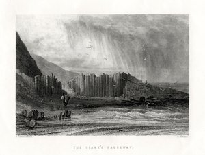 De Giants Causeway, County Antrim, Noord-Ierland, 1884