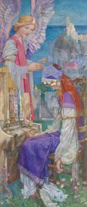 Sint Cecilia (olieverf op doek)