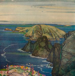Het eiland Brecqhou, bij Sark, ca. 1921