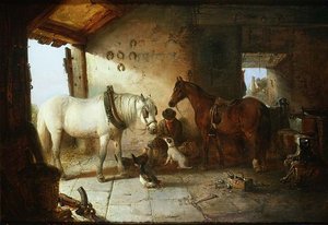 In de smederij door Edward Robert Smythe