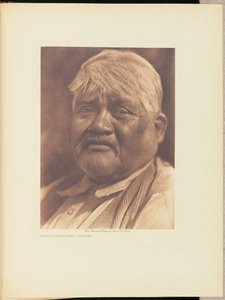 Kapitein Grote Man - Diegueño door Edward S. Curtis