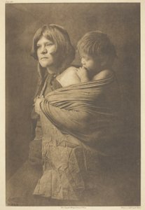 Een Hopi Moeder door Edward S. Curtis