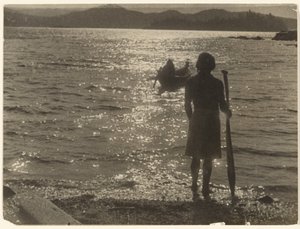 Langs het mistige koperen pad door Edward S. Curtis