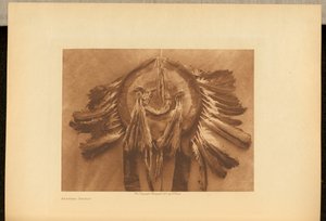Arapaho-Schild door Edward S. Curtis