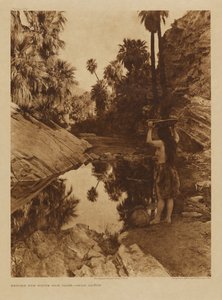 Voor de blanke kwam - Palm Canon door Edward S. Curtis