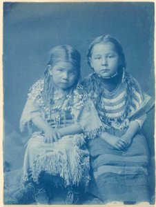 Stieren Schoen door Edward S. Curtis