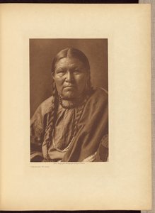 Cheyenne Vrouw door Edward S. Curtis