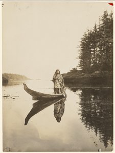[Lang trotseert mijn stevige vaartuig golf en getij] door Edward S. Curtis