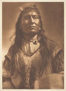 Nieuwe Chest-Piegan door Edward S. Curtis