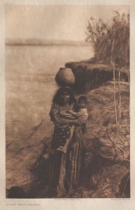 Portfolio II, Plaat 58: Mohave Waterdrager door Edward S. Curtis