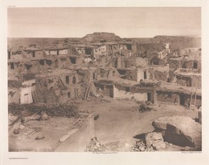 Portfolio XII, Plaat 425: Mishongnovi door Edward S. Curtis