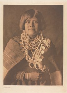 Portfolio XVII, Plaat 613: Een Zuñi Meisje door Edward S. Curtis