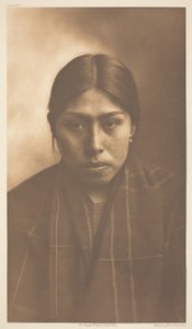 Suquamish vrouw door Edward S. Curtis
