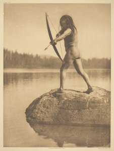 De boogschutter door Edward S. Curtis