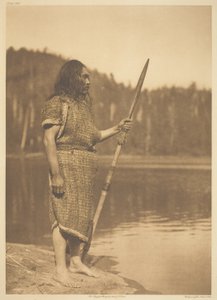 De walvisvaarder-Clayoquot door Edward S. Curtis