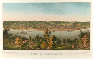 Uitzicht op Madison, Id. (Indiana)