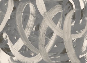 Abstracte, herhalende penseelstreken