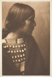 Arikara Meisje door Edward Sheriff Curtis