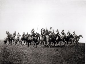 Brule Oorlogspartij door Edward Sheriff Curtis