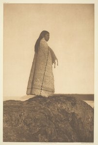 Cowichan Meisje door Edward Sheriff Curtis