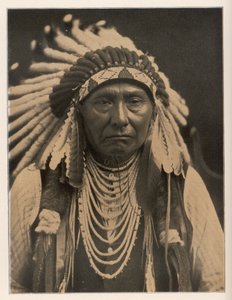 Inheemse Amerikaanse opperhoofd van de Nez Perces