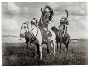 Sioux Hoofden, plaat uit `The North American Indian