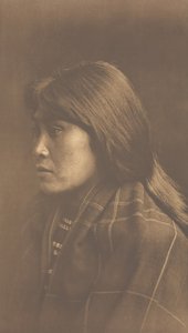 Suquamish meisje door Edward Sheriff Curtis