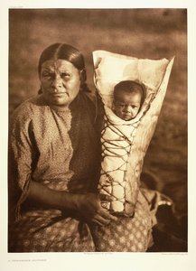De Comanche Moeder door Edward Sheriff Curtis