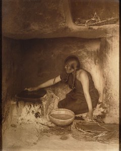 De Piki Maker, Hopi door Edward Sheriff Curtis