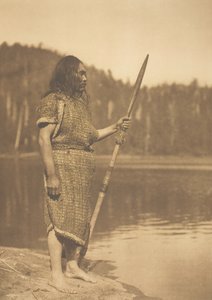 De Walvisvaarder - Clayoquot, 1915 door Edward Sheriff Curtis