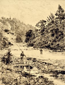 De Tees: De Tees bij Ovington, c.1880 door Edward Slocombe