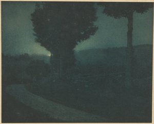 Weg naar de Vallei - Maanopkomst door Edward Steichen