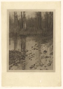 Het zwembad door Edward Steichen