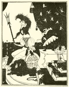 Britannia à la Beardsley door Edward Tennyson Reed