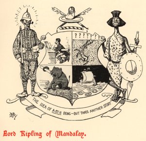 Lord Kipling van Mandalay (gravure)